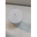 White scented pillar candle 