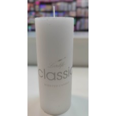 White scented pillar candle White scented pillar candle