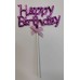Happy Birthday Topper With Bow