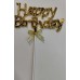 Happy Birthday Topper With Bow