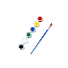 6 Color Paint with 1 brush