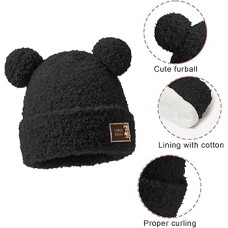 Elastic Windproof Bear Ear Hat