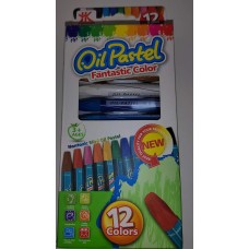 12 Psc Oil Pastels