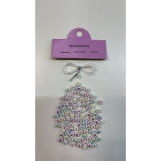 Colorful  Number Beads for Jewelry Making