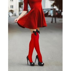 Over knee Stockings with Bow, 
