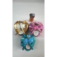 Decorative heart-shaped tin box Decorative heart-shaped tin box