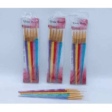 5 Psc Liner Brush (multicolor)