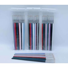 12 Psc liner brush (multicolor)