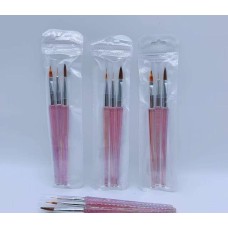 3 Psc Nail Art Brush