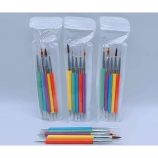 4PSC TWO WAY NAIL BRUSH