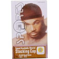 Wig Caps Beanie Caps (Pack of-2) Black