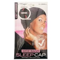 Wide Band Sleep Cap / Bonnet 20” Large