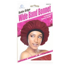 Dream Satin Edge Wide Band Bonnet Comfortable Superior