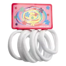 6 Soft Hair Elastics Bands 6 Soft Hair Elastics Bands