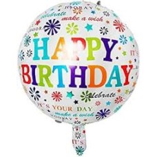 HAPPY BIRTHDAY 18 INCH FOIL BALLOON