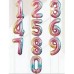  32 inch Foil Balloons  0-9 
