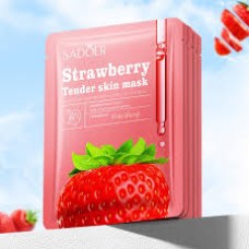 5Psc SADOER Strawberry Tender Skin Facial Mask 5Psc SADOER Strawberry Tender Skin Facial Mask