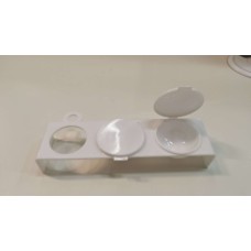 Plastic Tripple Dappen Dish