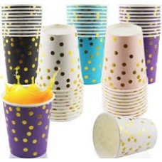 Party cups 10psc (GLITTER DOT)