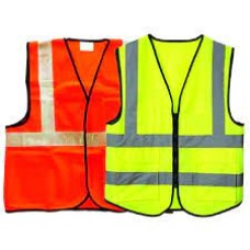 Yellow and Red Reflective Jacket