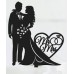 Mr & Mrs Cake Topper