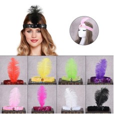 Sequenced Feather Headband