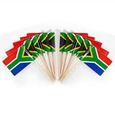 Mini Toothpicks with South-African Flag