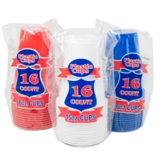 16 Psc  Plastic Cups
