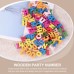  Mini Colorful Wooden Letters