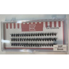  Individual cluster eyelash extensions