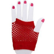 2 Psc Short Fishnet Glove