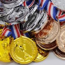Plastic Winning Medals  