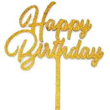 Happy Birthday Cake Topper Numbers