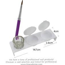 Plastic Tripple Dappen Dish