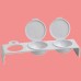 Plastic Tripple Dappen Dish