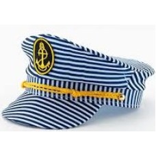 Unisex Gob Hat With Golden Ancker 