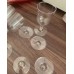  6 Psc Plastic champagne glasses