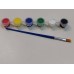 6 Color Paint with 1 brush