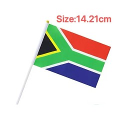 Hand Held Small Mini Flag South Africa