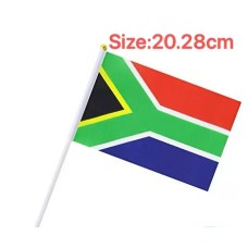Hand Held Small Mini Flag South Africa