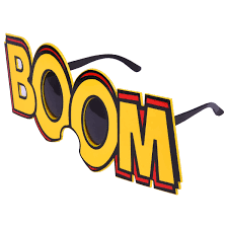 Funny Novelty BOOM Glasses Funny Novelty BOOM Glasses