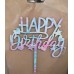 Happy Birthday Cake Topper Numbers